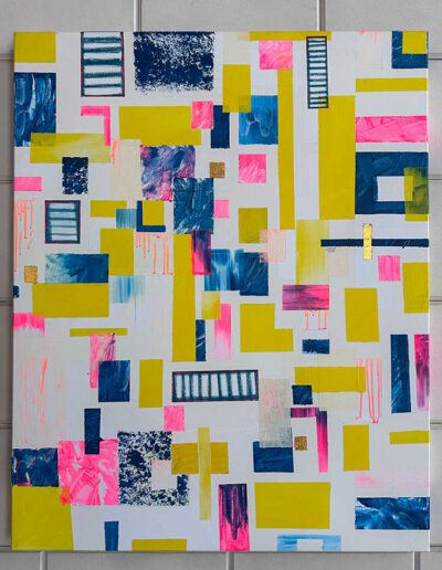 Unlimited Doors Acrylbild auf Leindwandgemälde 100x80x5 cm von Kunstmalerin Judith Pink aus Eppelborn